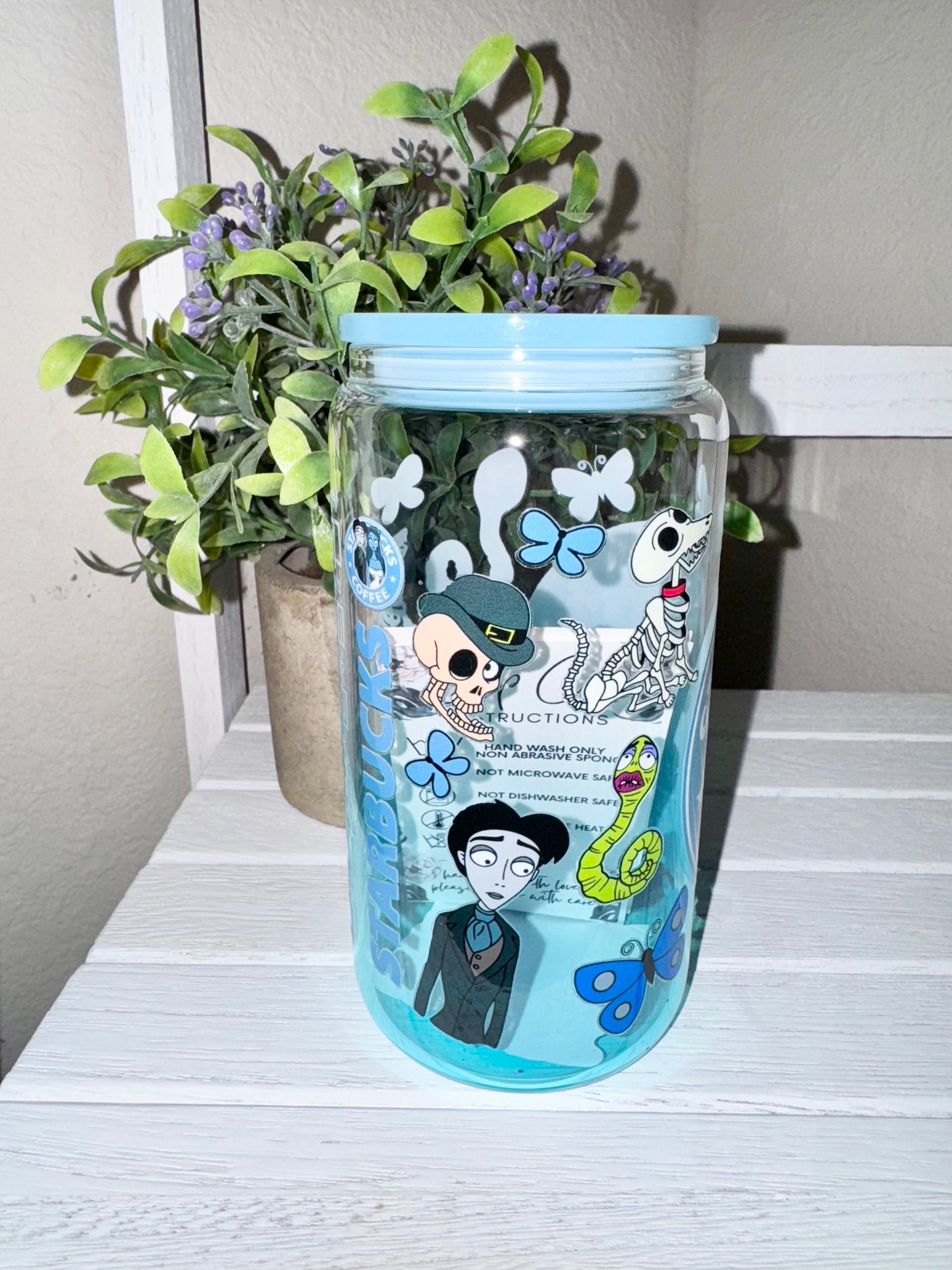 Corpse Bride Ombré Glass