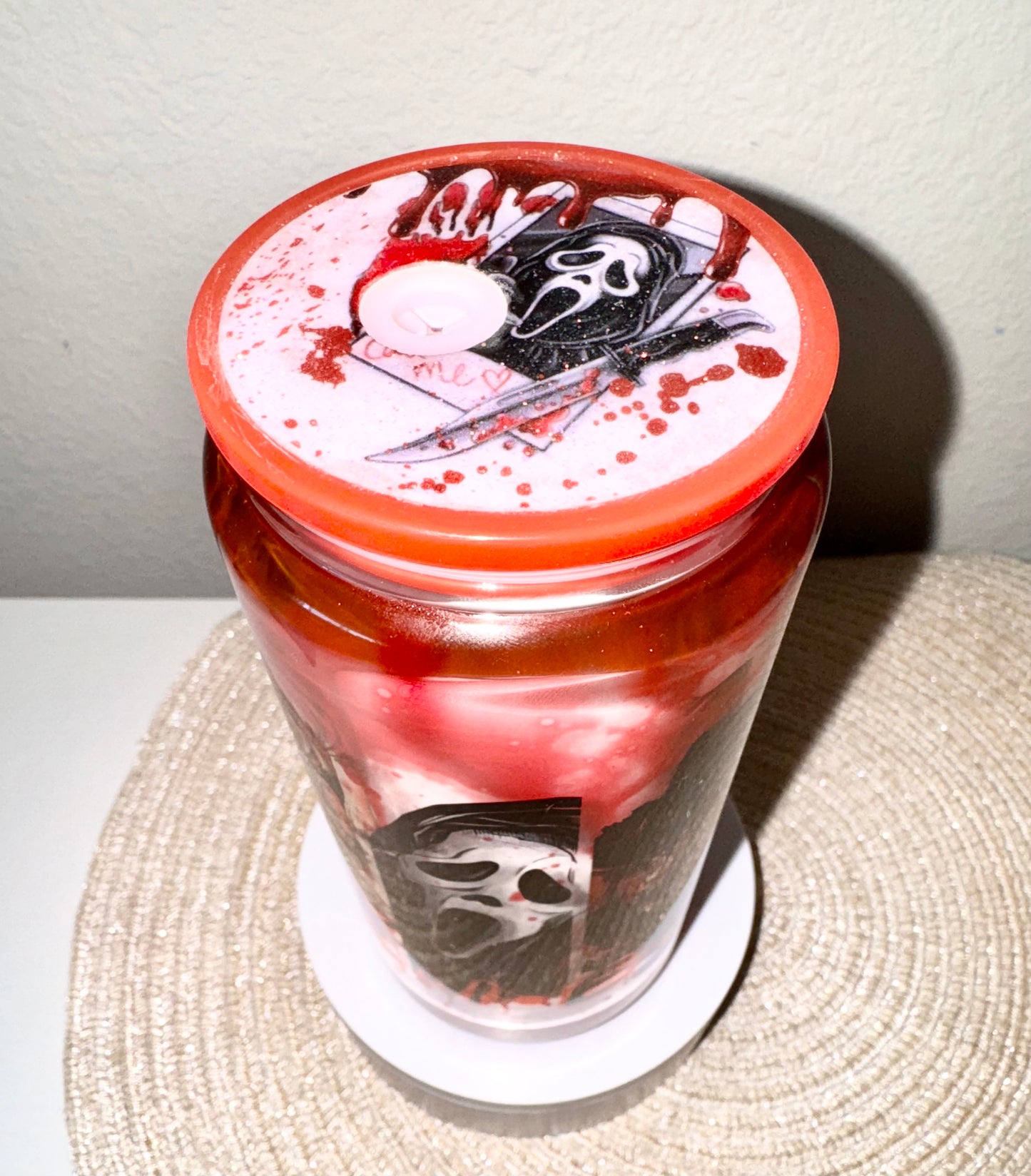 Horror Friends Sublimation Cup- Blood Drip or Standard Glass