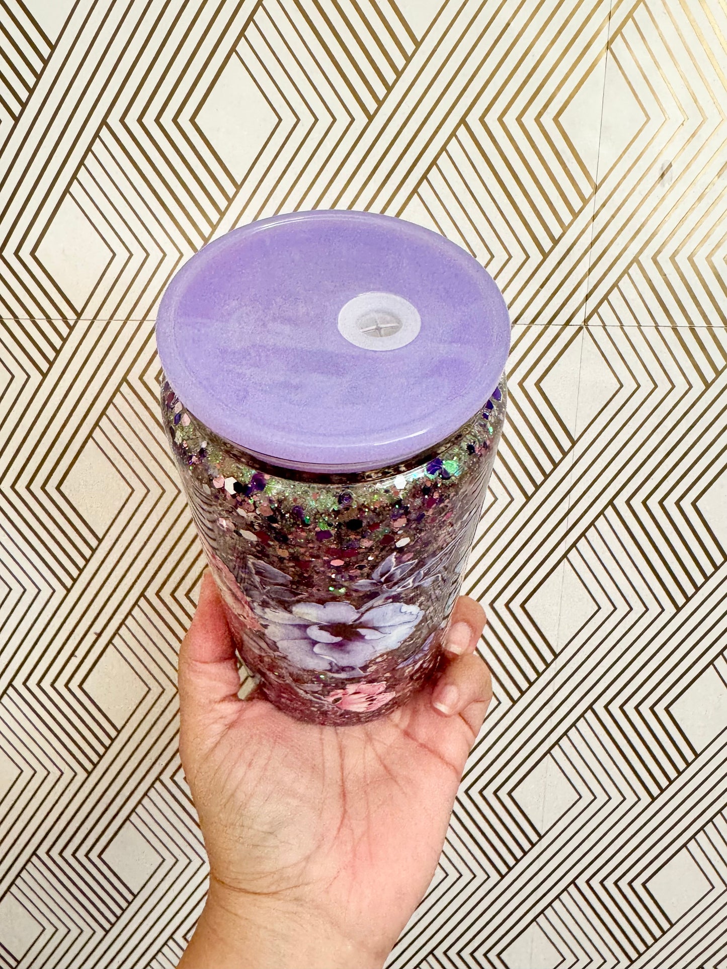 Floral Snow Globe