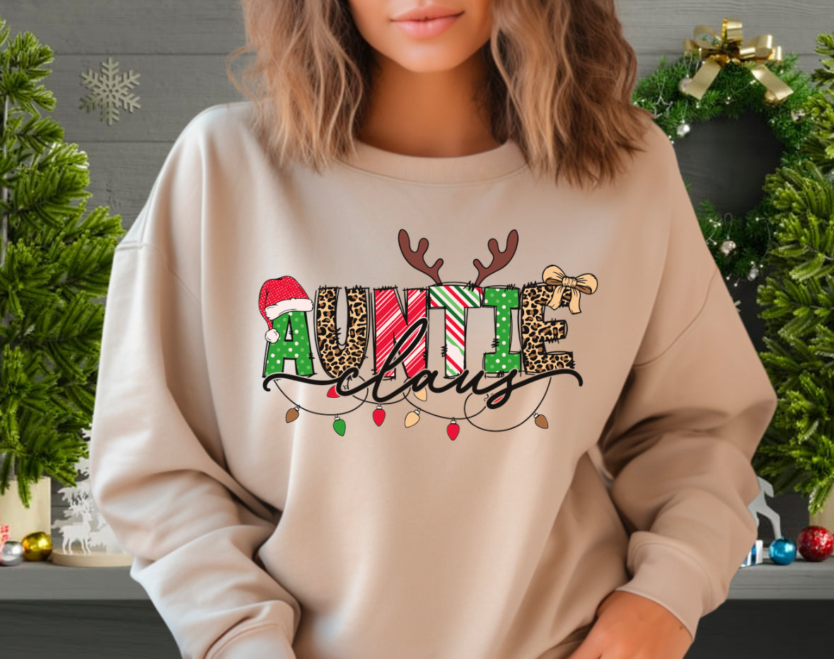 Auntie Clause Holiday Sweater