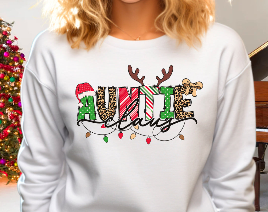 Auntie Clause Holiday Sweater