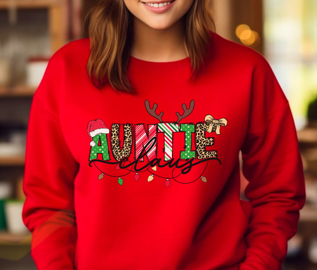 Auntie Clause Holiday Sweater