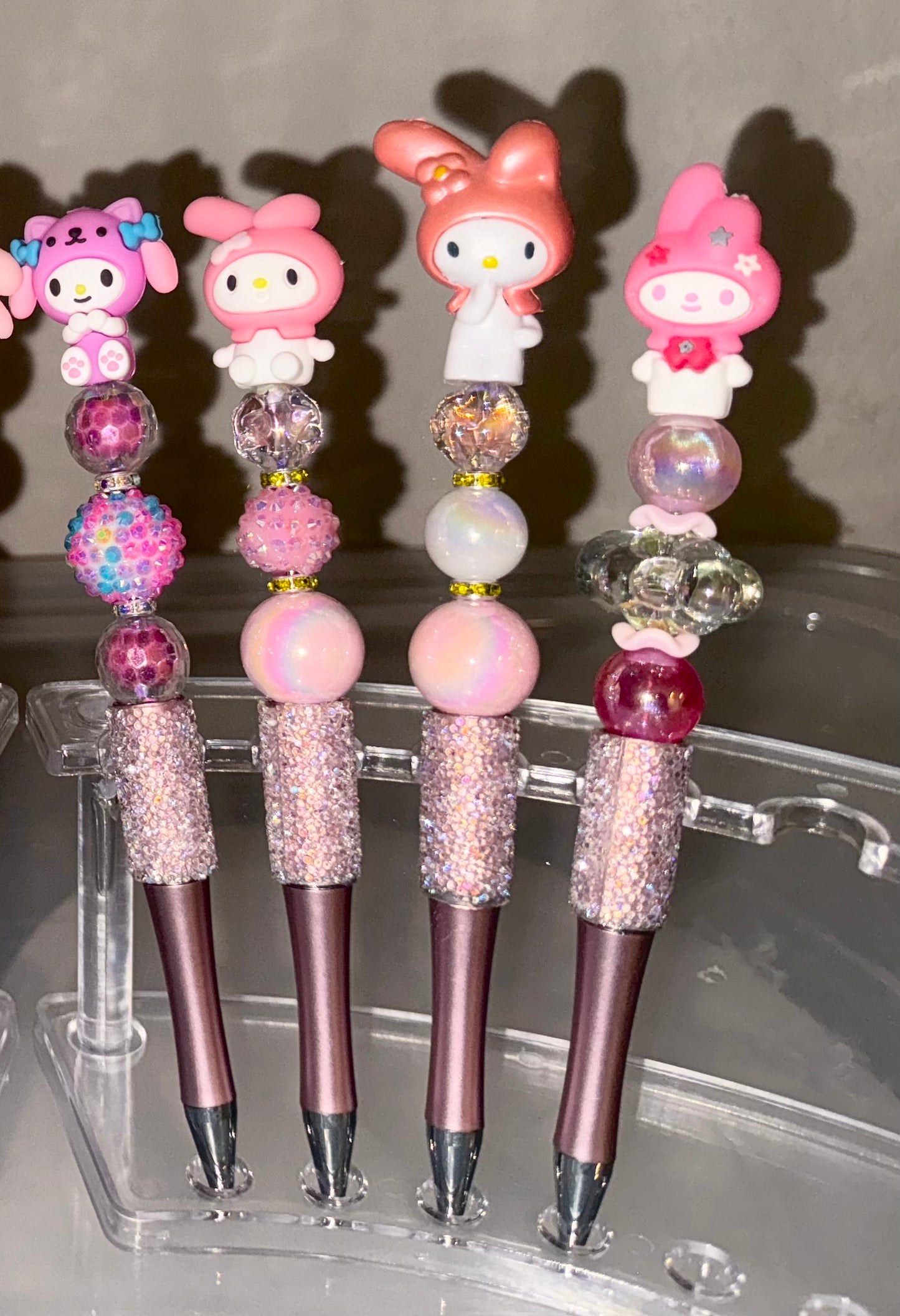 Character Pens with Extra Bling