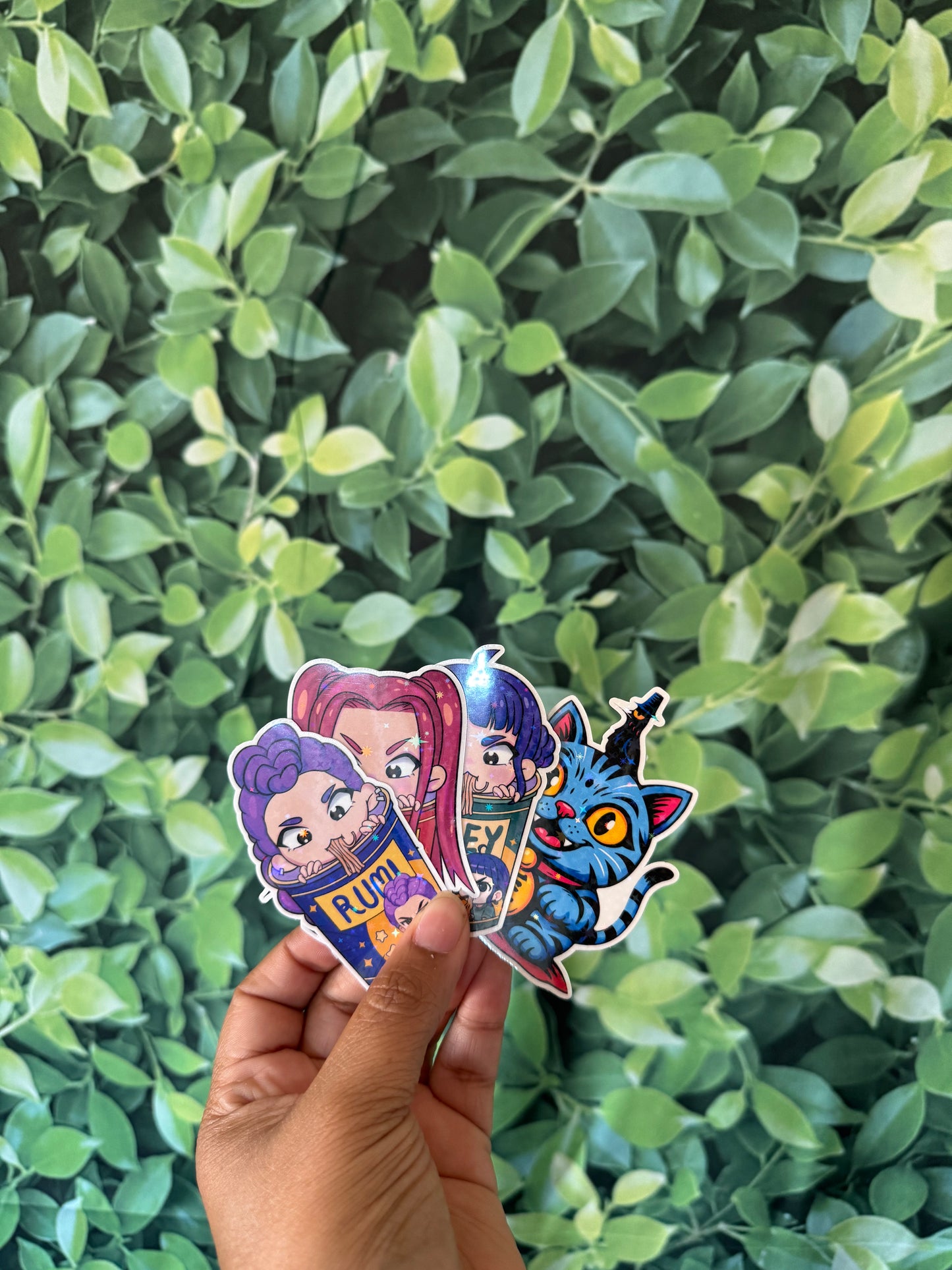 Huntrix Holographic Stickers