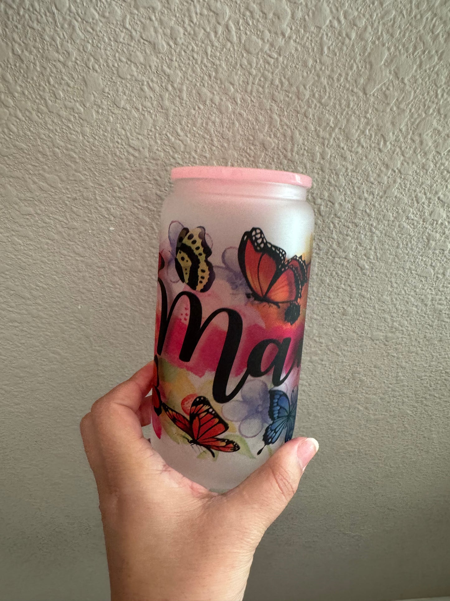 Custom Mama Glass Cup