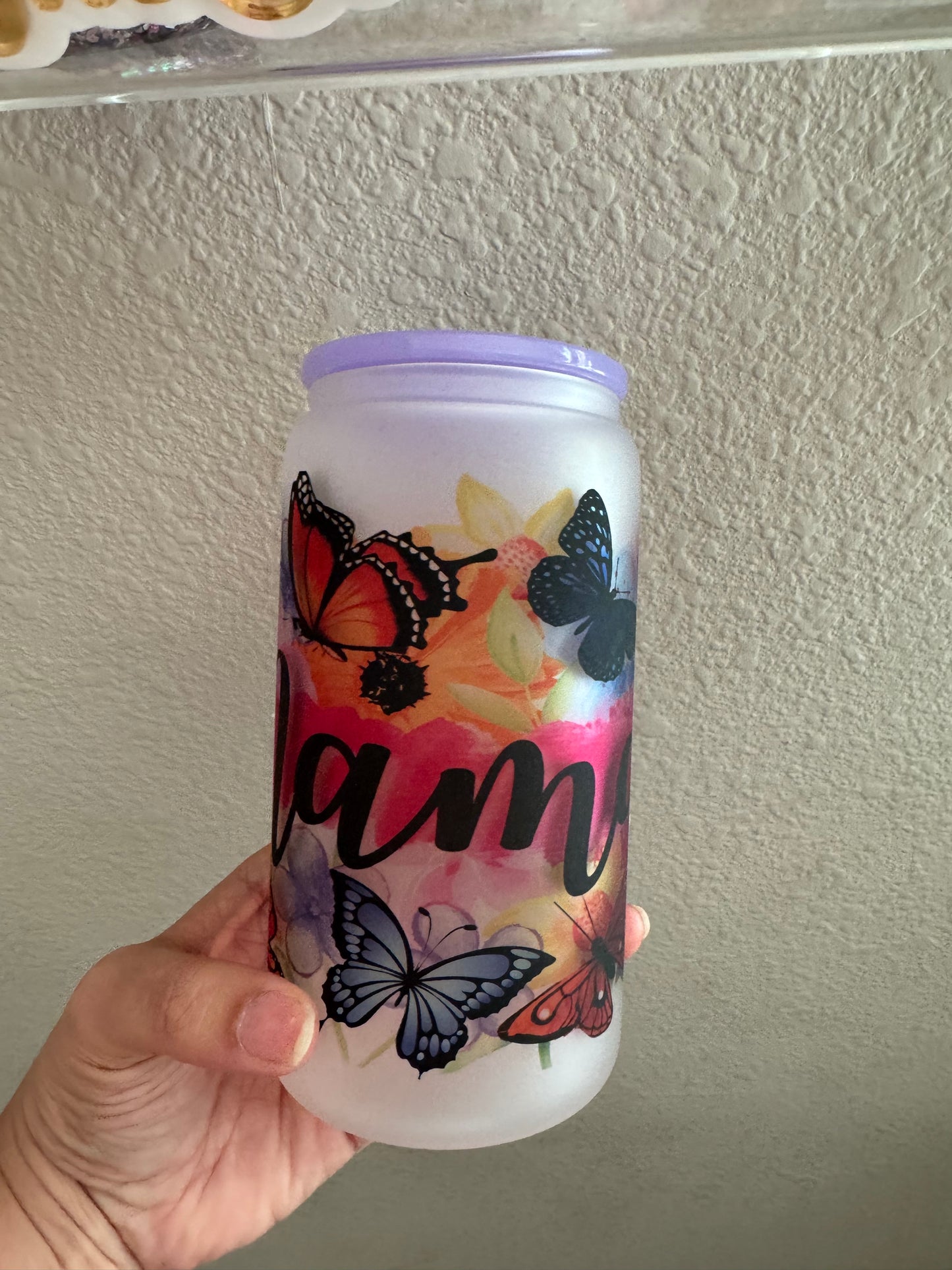 Custom Mama Glass Cup