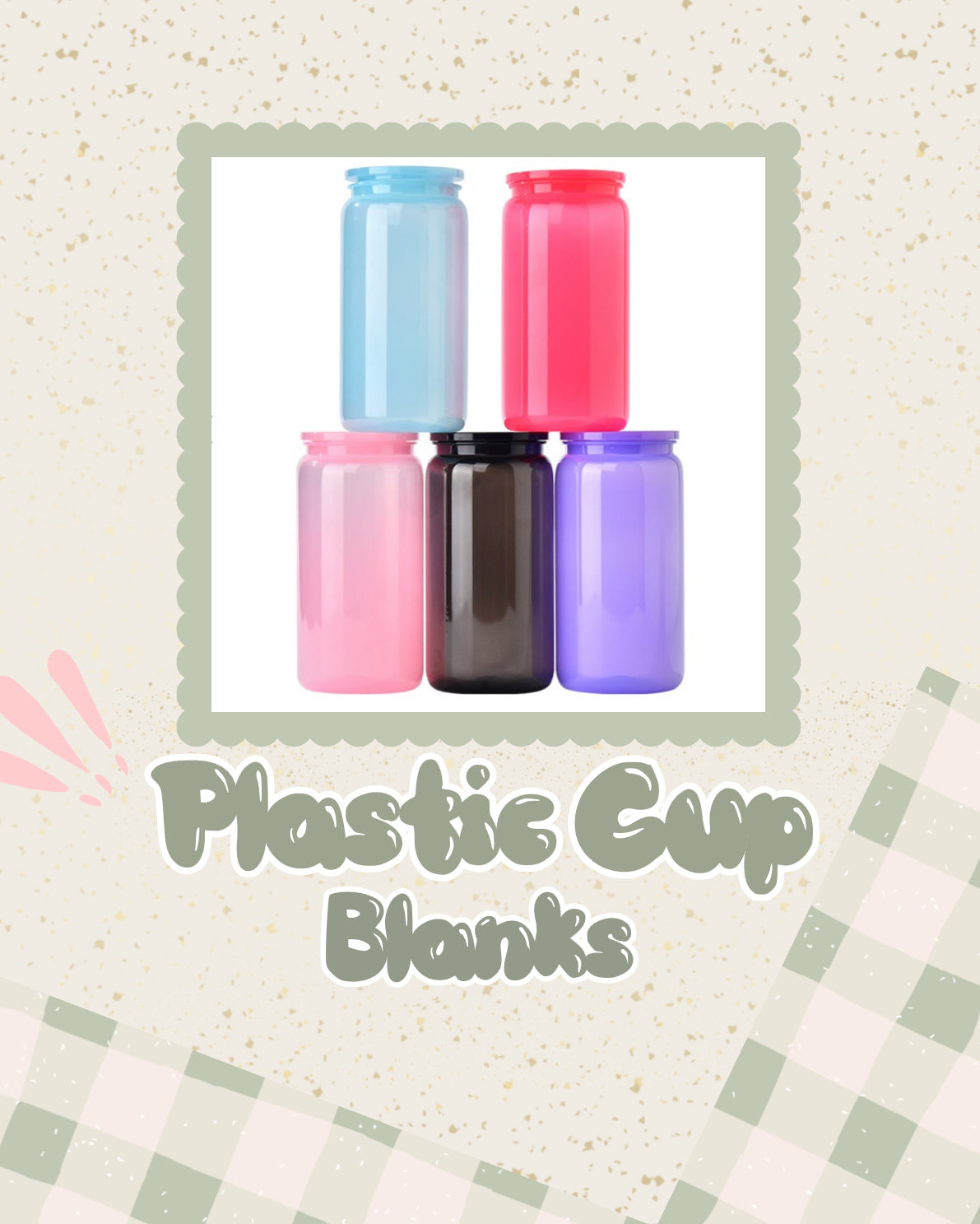 Plastic Cup Blanks
