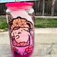 Mosaic Kitty and Friends Color Glass Can