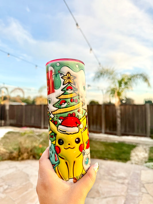 Pokémon Xmas Travel Tumbler