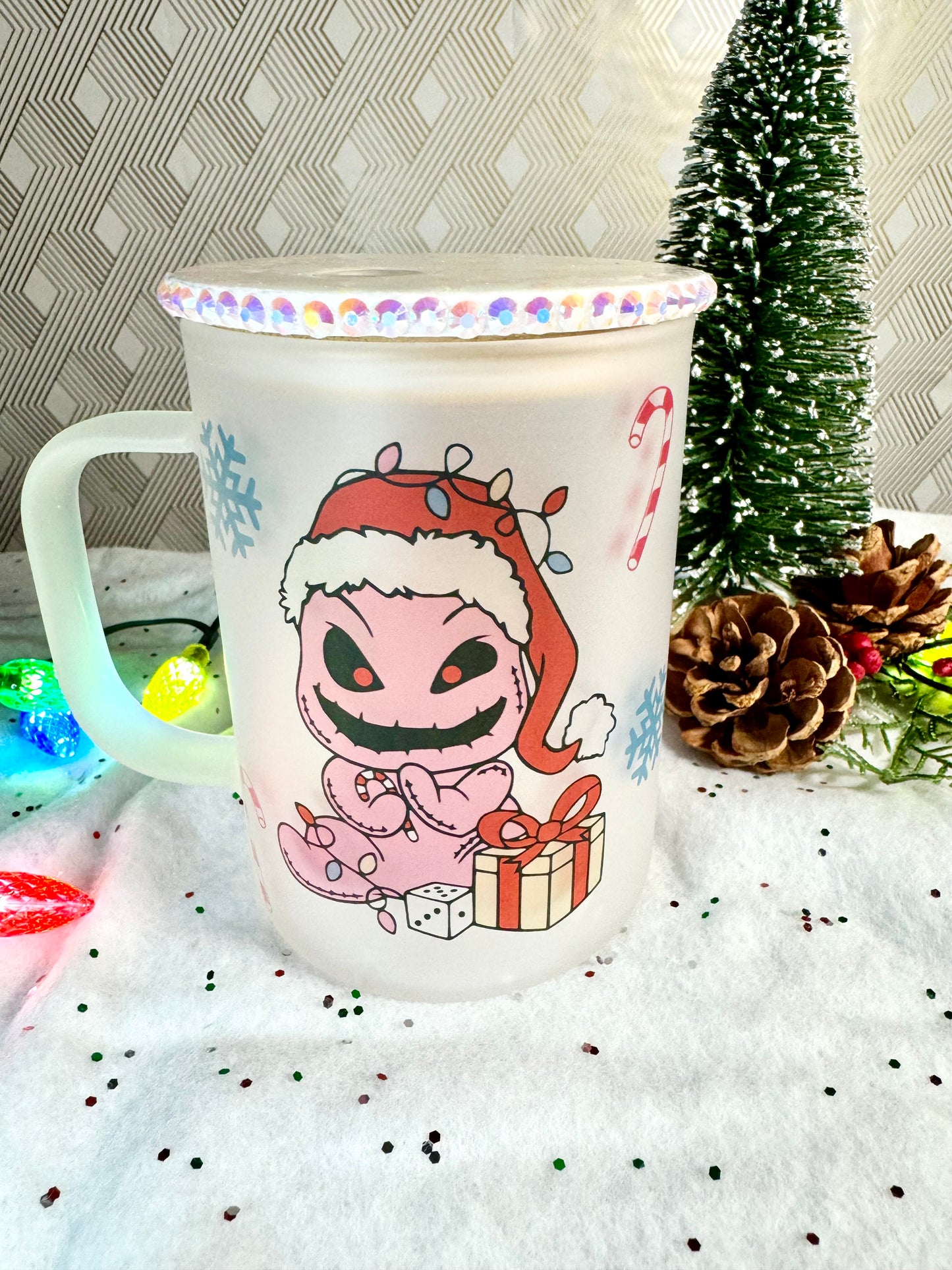 Pink Oogie Boogie Xmas Mug