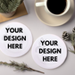 Ceramic Coasters - Custom Design 4in