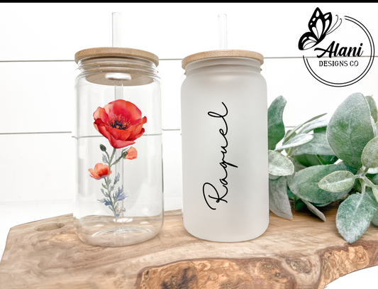 Birth Month Flowers - Color