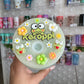 Keroppi Frosted Green Glass