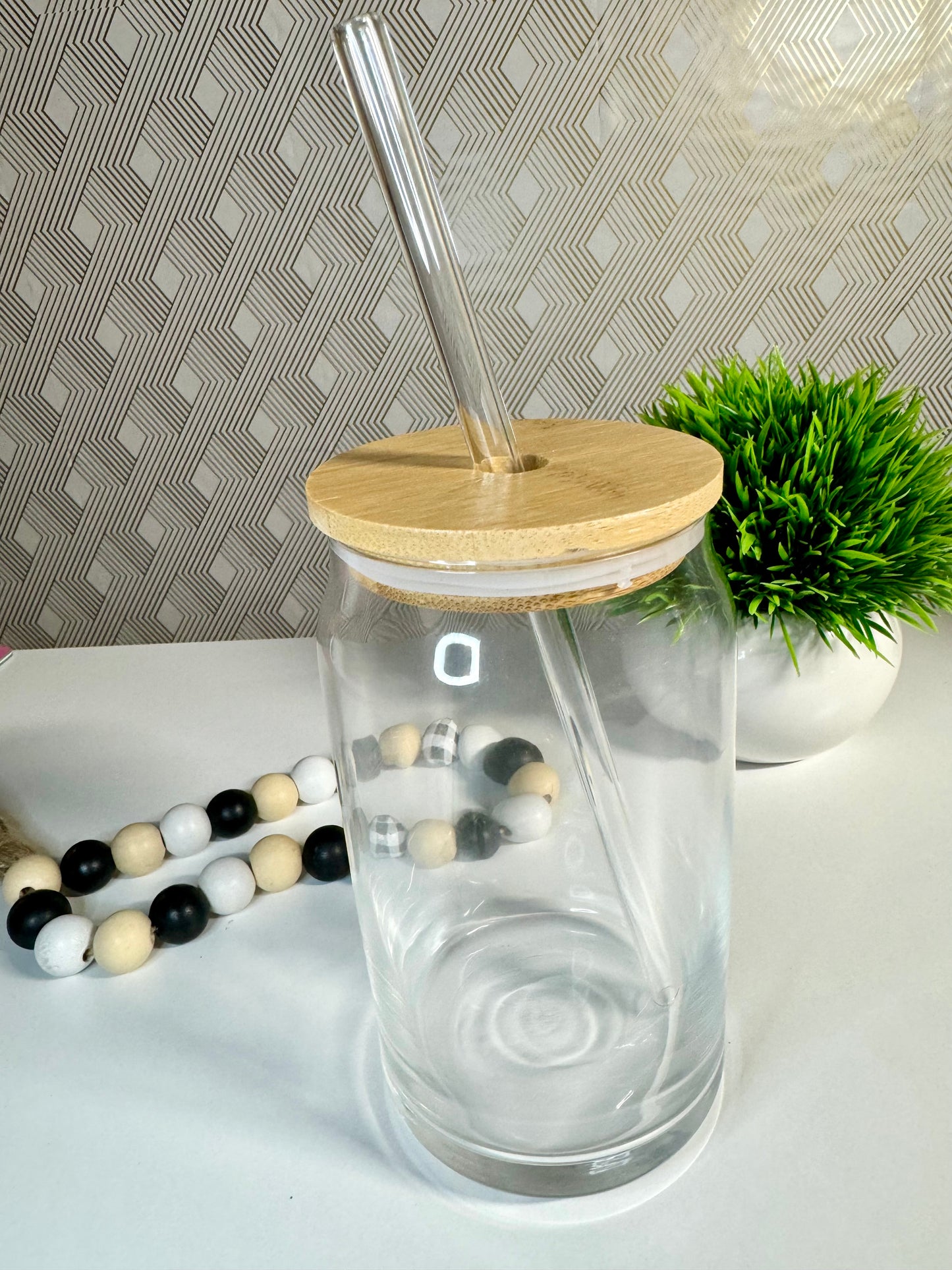 Color Glass Straws