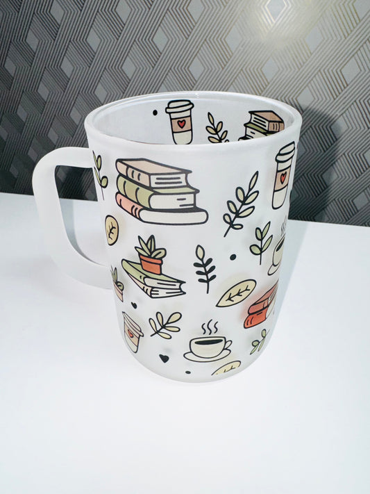 Books & Coffee Mug