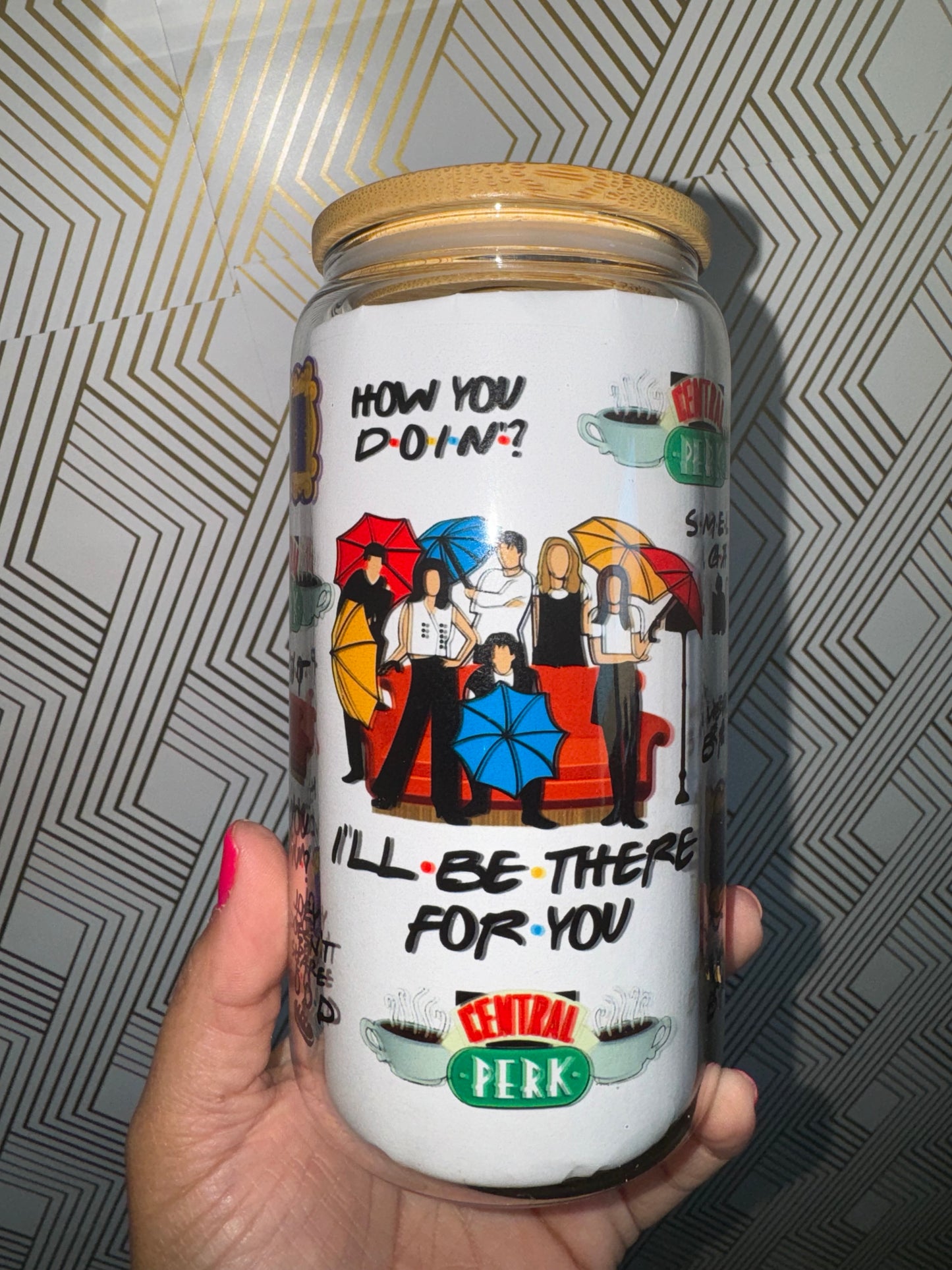 F•R•I•E•N•D•S Glass Cup