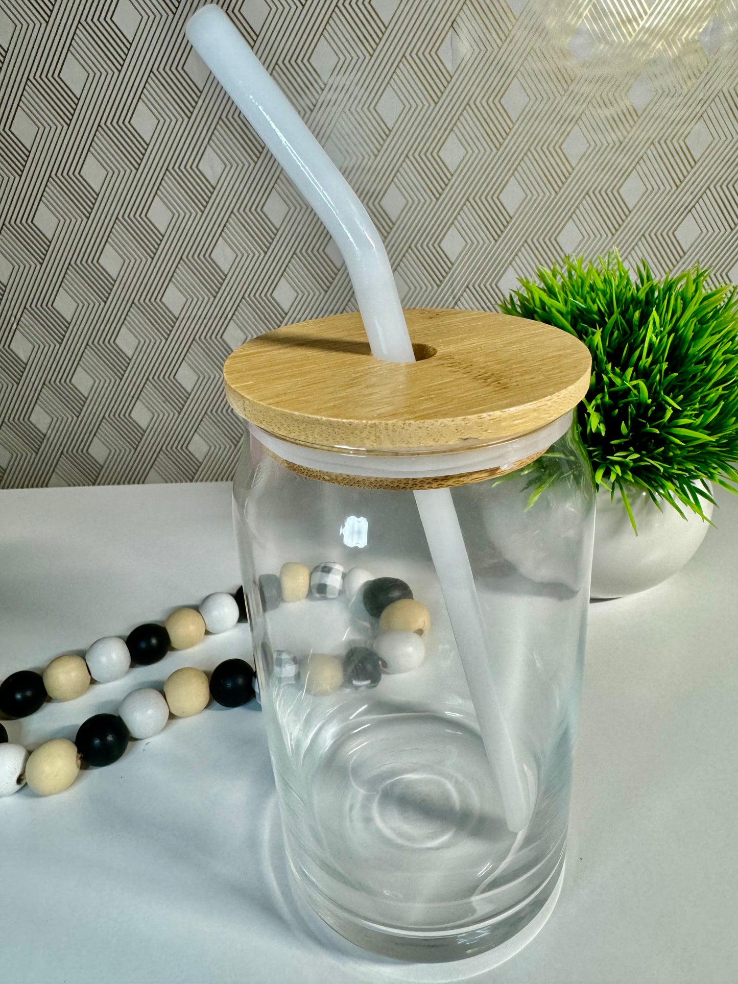 Color Glass Straws