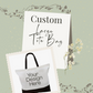 Large Custom Tote Bag