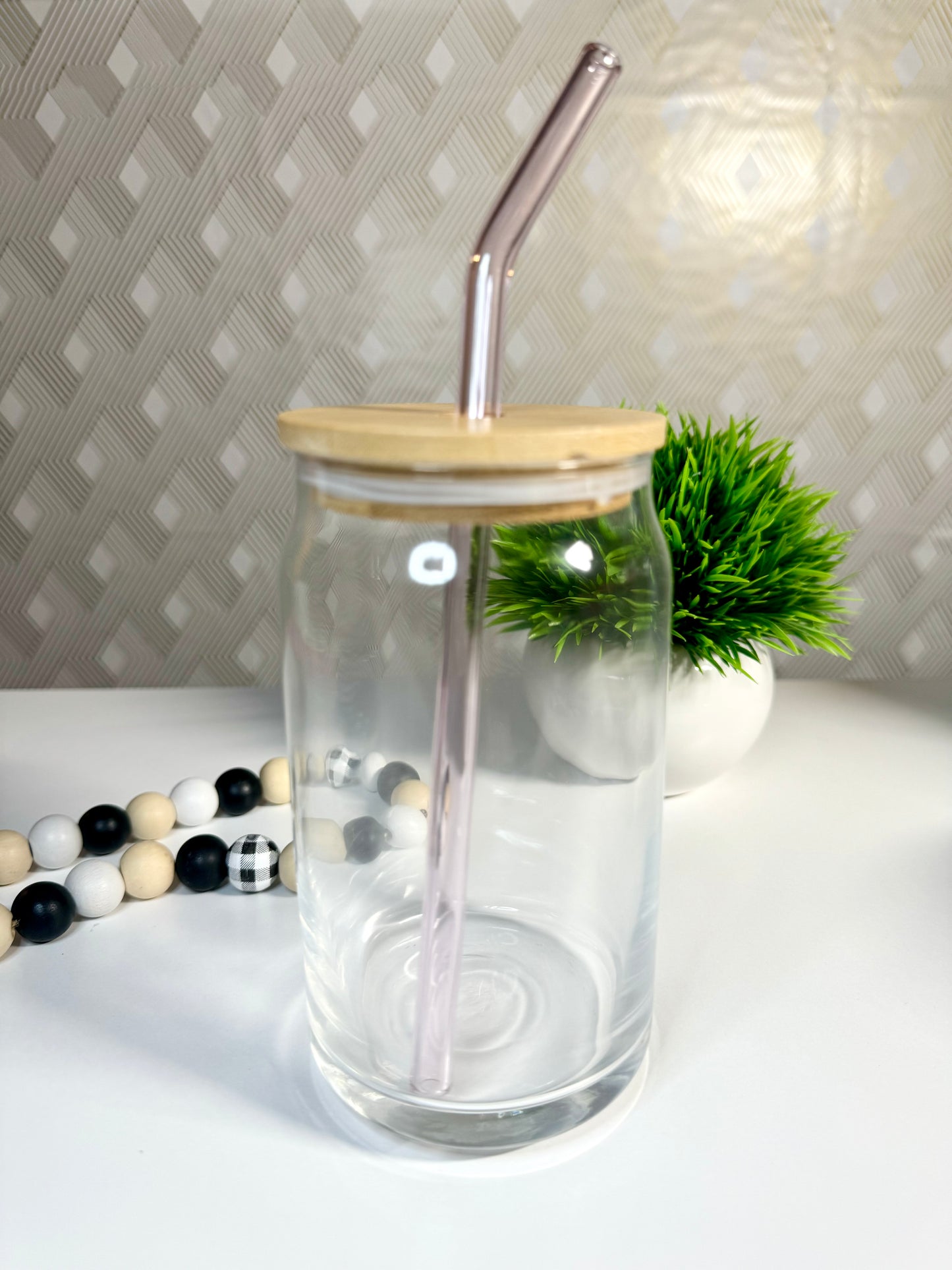 Color Glass Straws