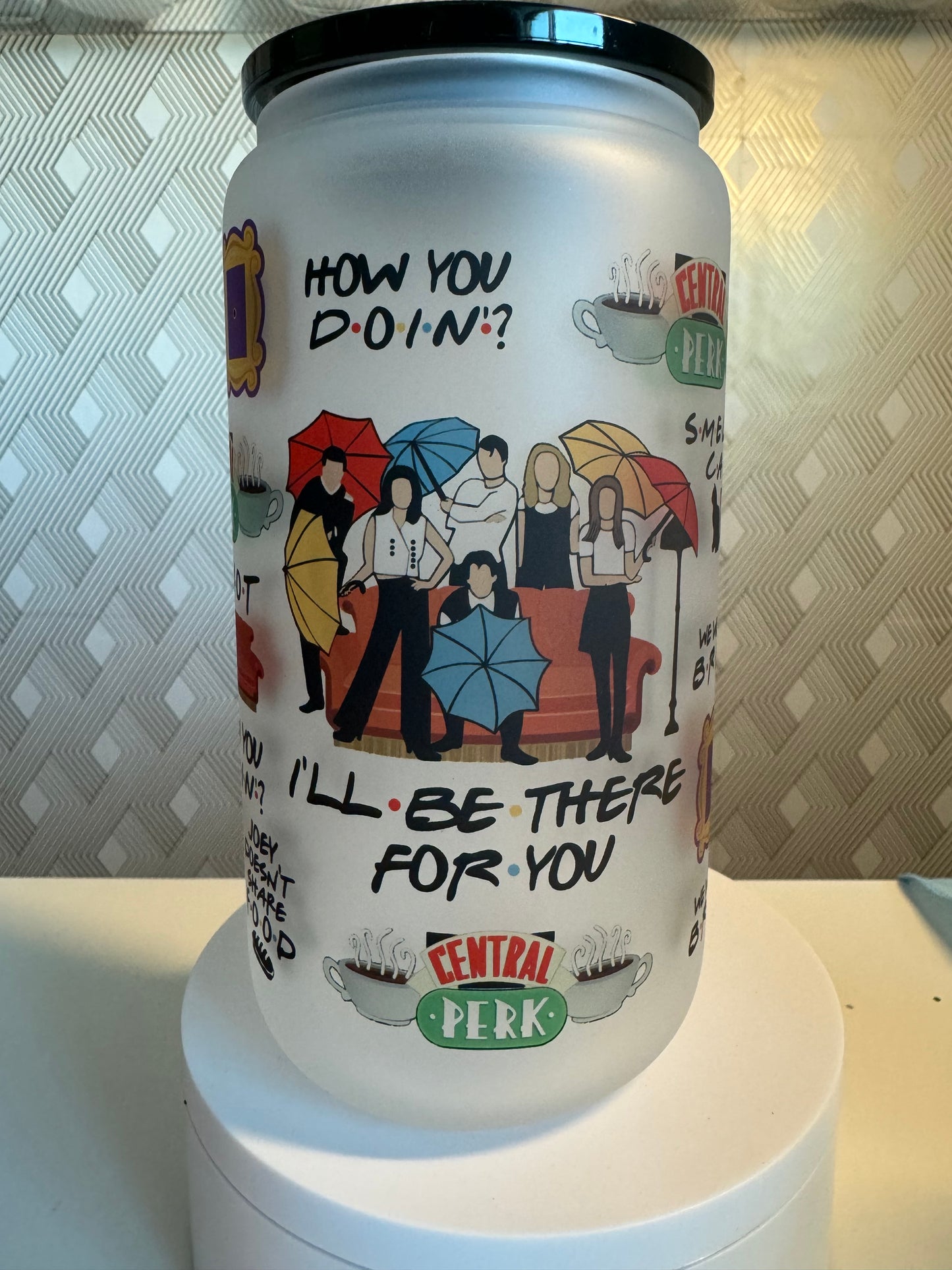 F•R•I•E•N•D•S Glass Cup