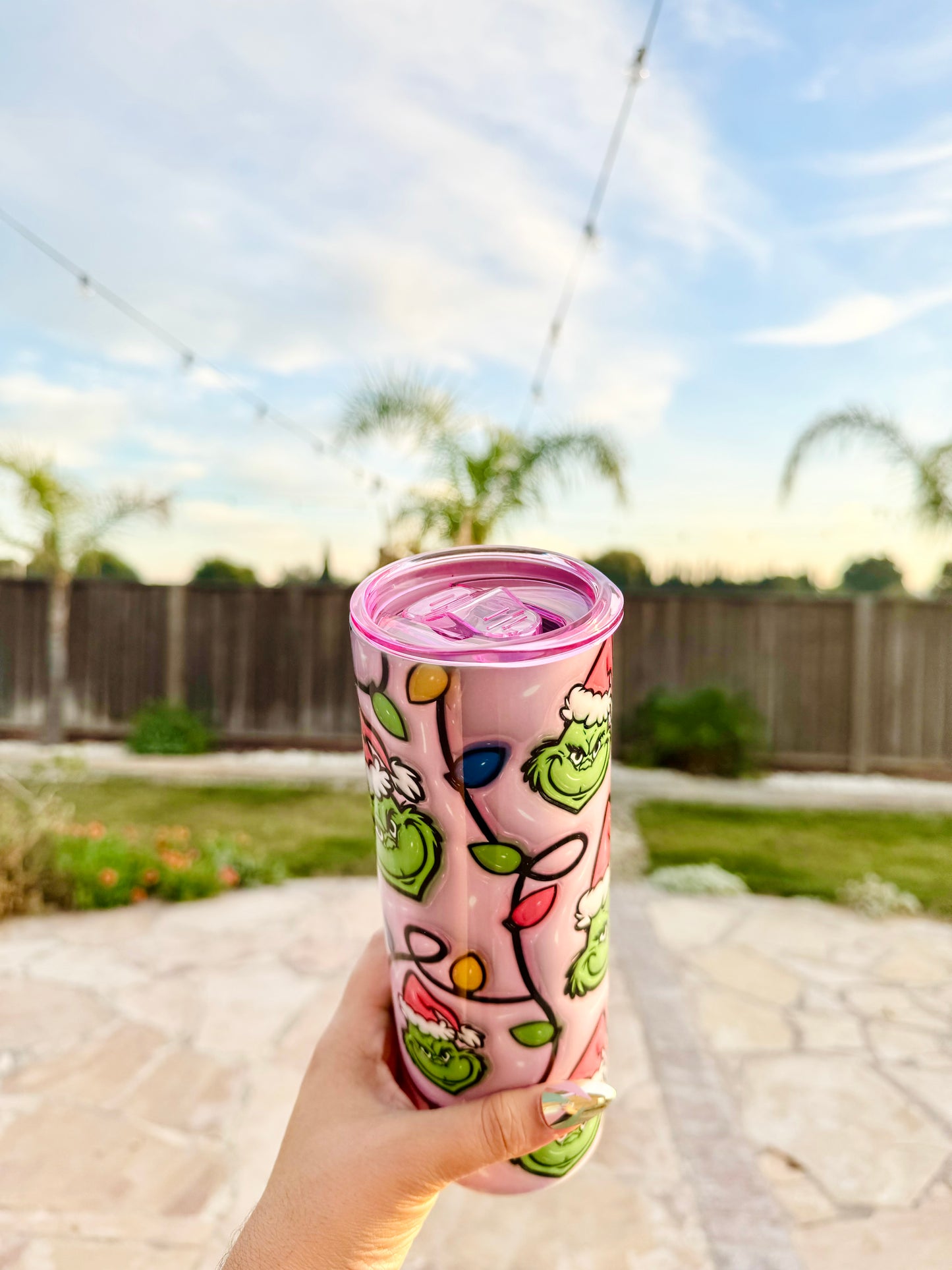 Grinch Travel Tumbler