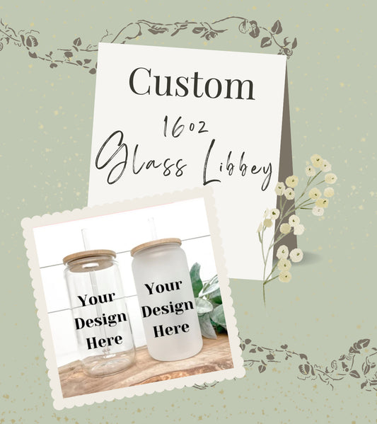 Custom 16oz Libbey Glass