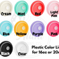 Plastic Color Lids