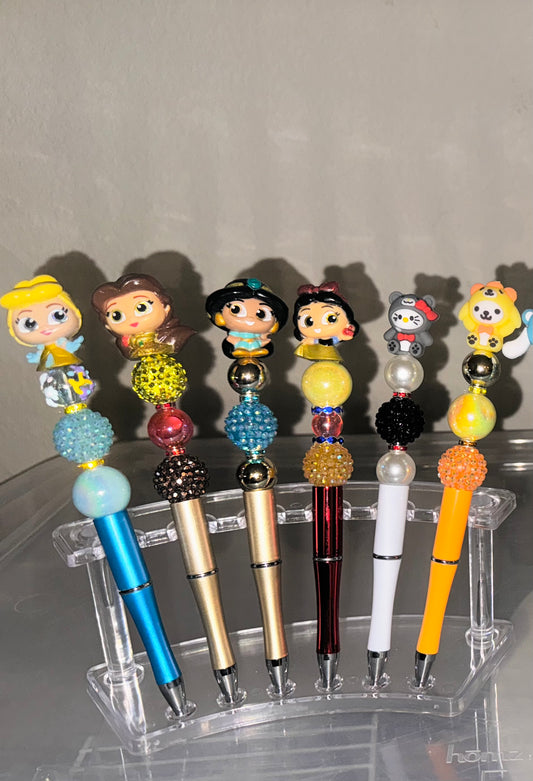 Character Pens with Bling