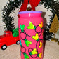 Holiday Lights Plastic Cup