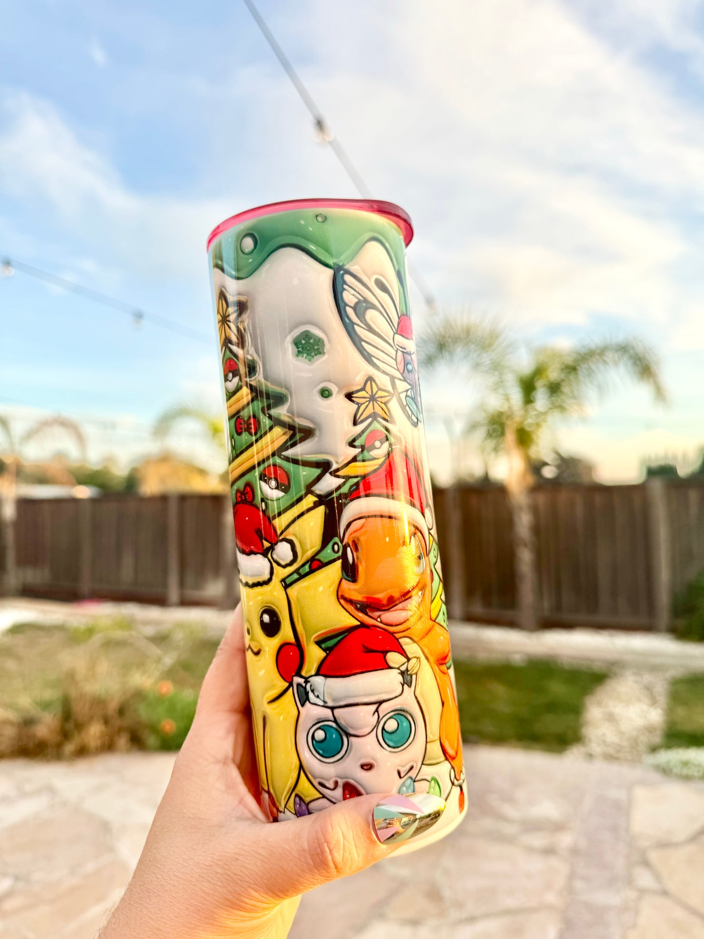 Pokémon Xmas Travel Tumbler