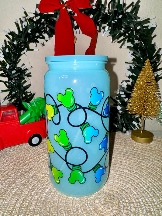 Holiday Lights Plastic Cup