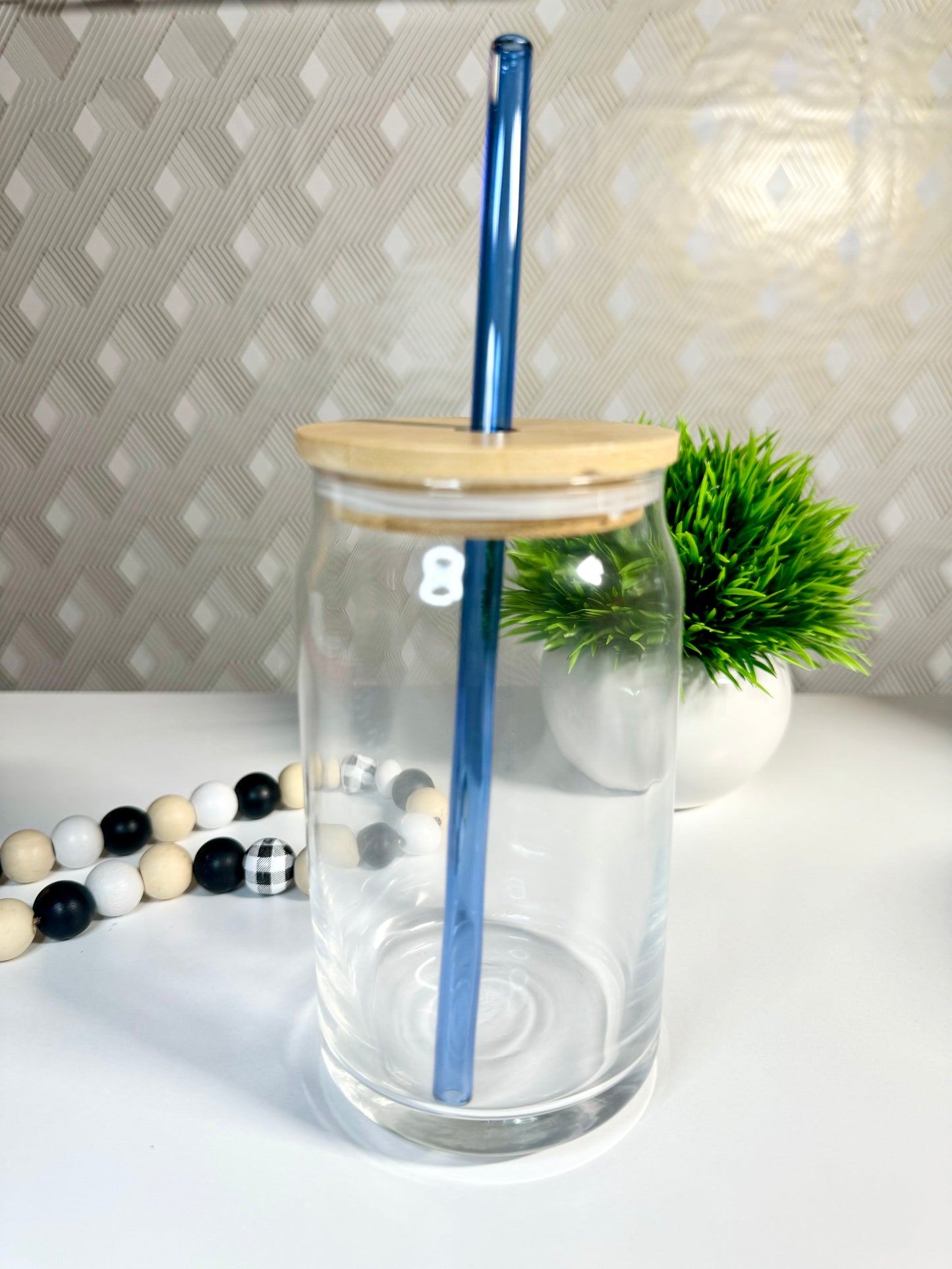 Color Glass Straws