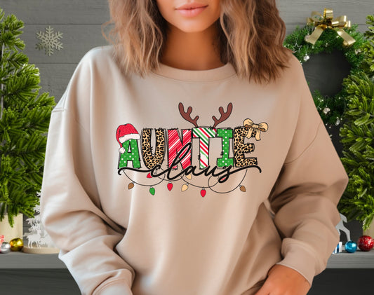 Auntie Clause Holiday Sweater