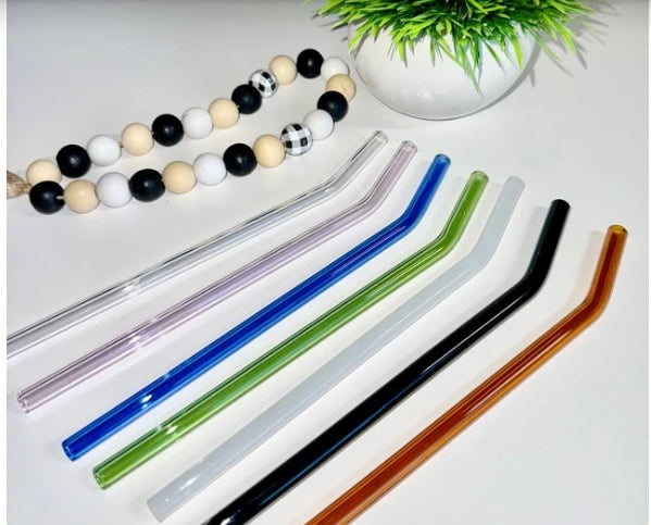 Color Glass Straws