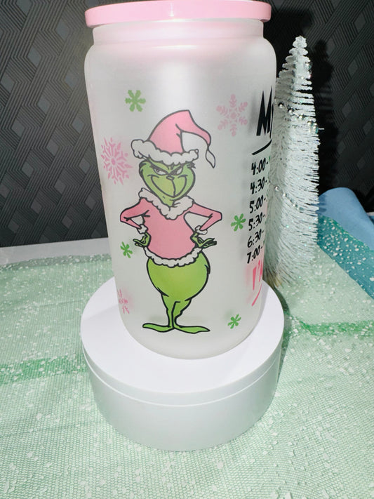 Grinch Schedule Pink