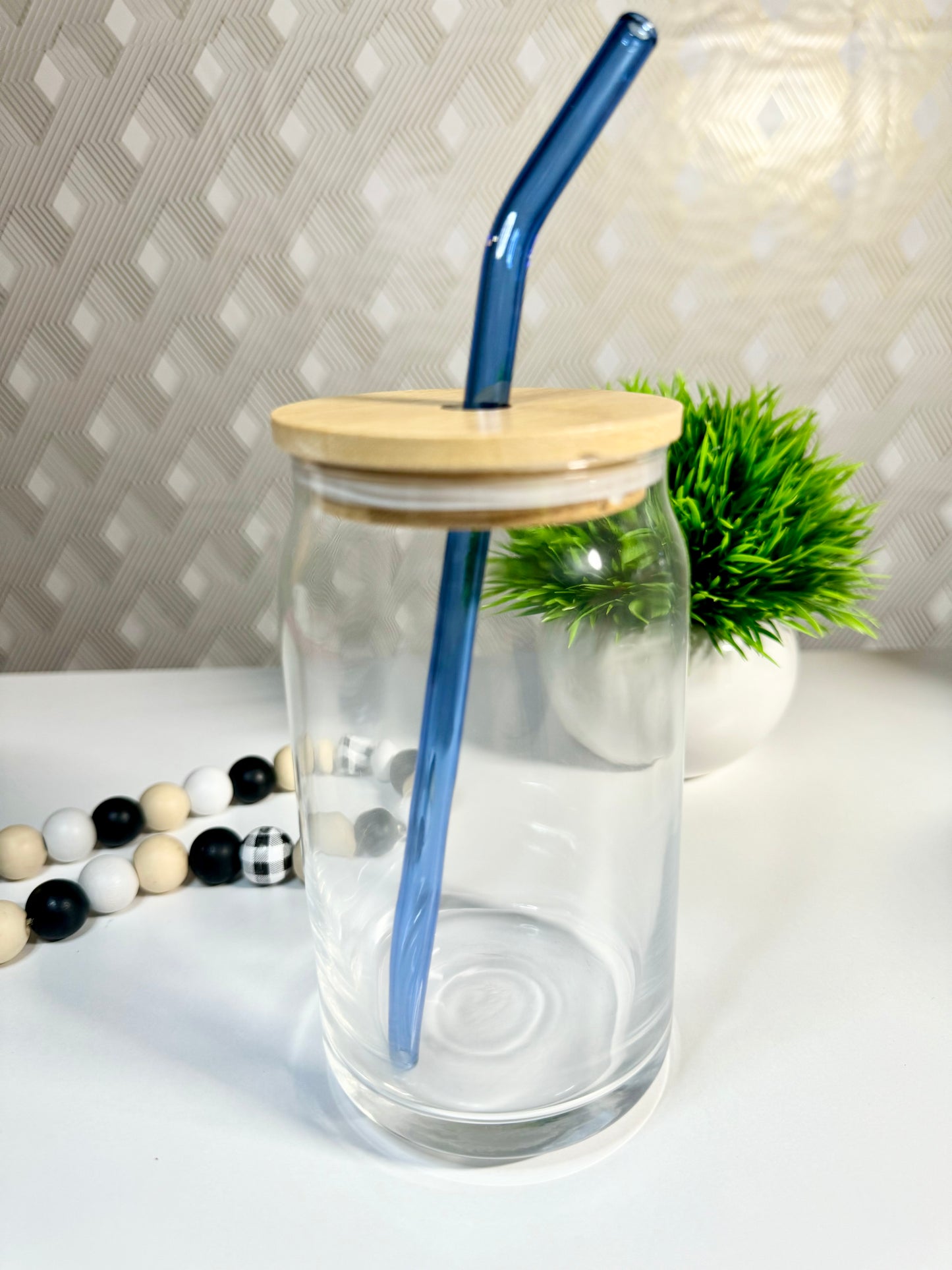 Color Glass Straws