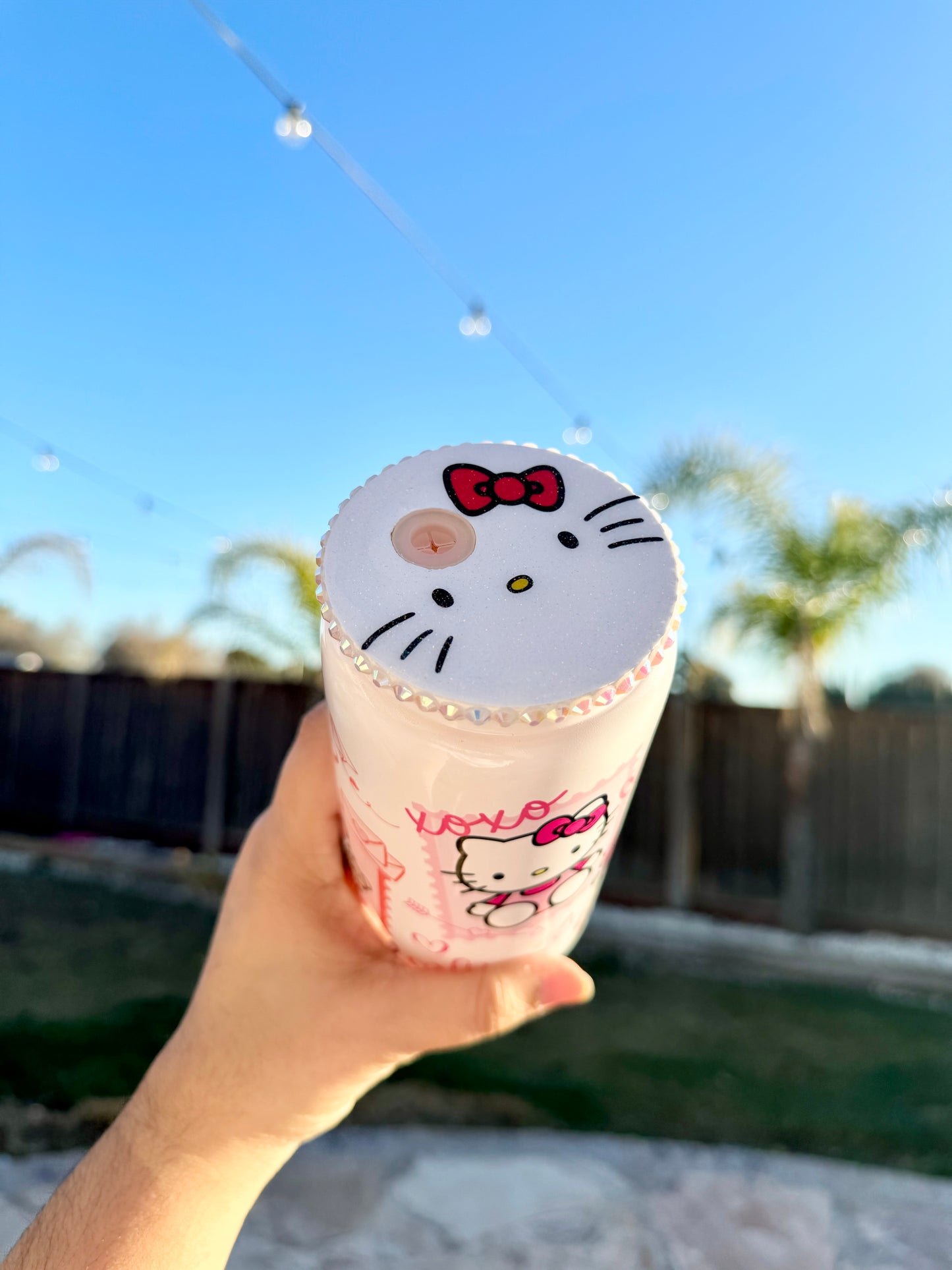 Kitty Vday - 16oz Glass Can