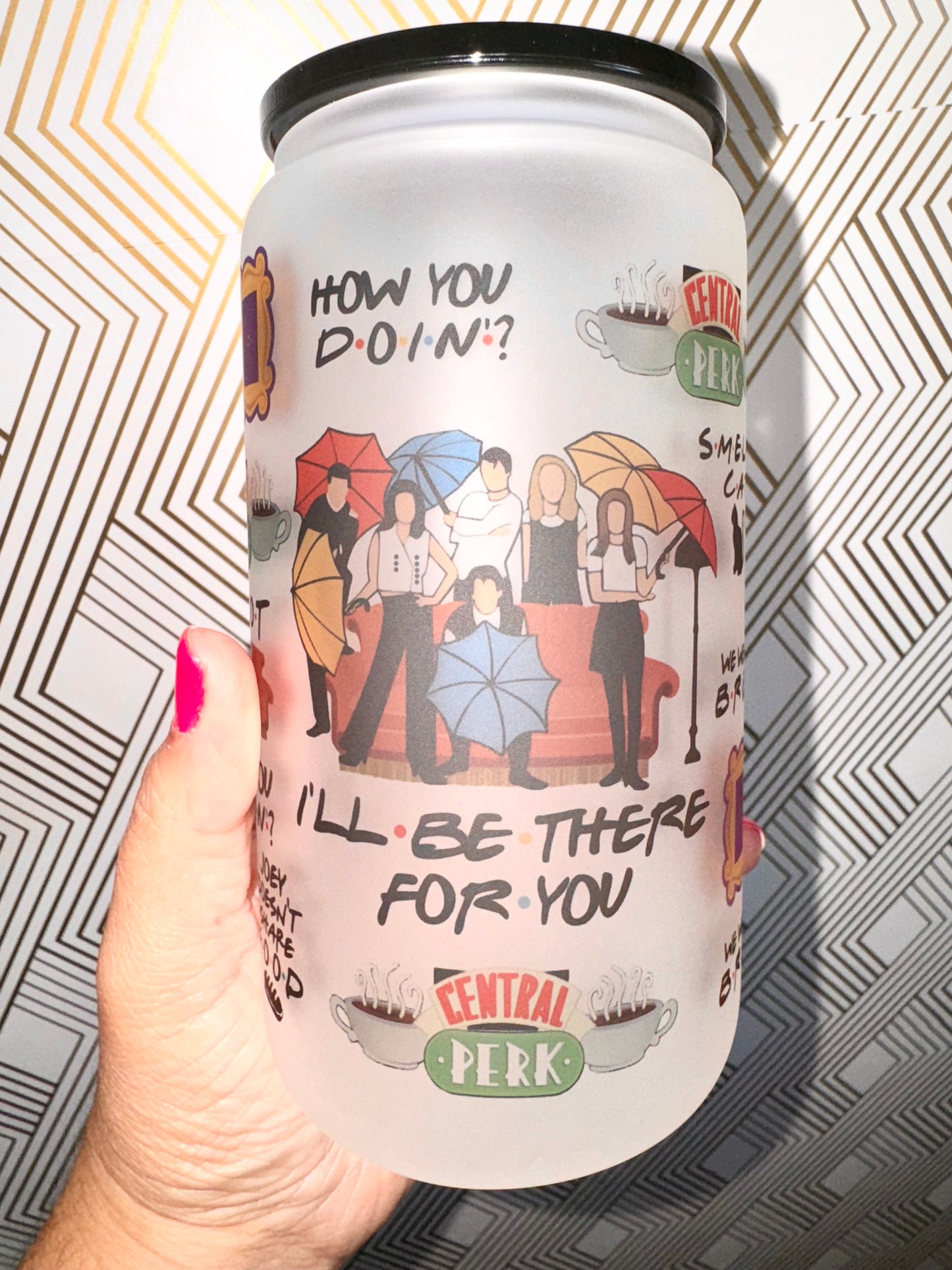 F•R•I•E•N•D•S Glass Cup