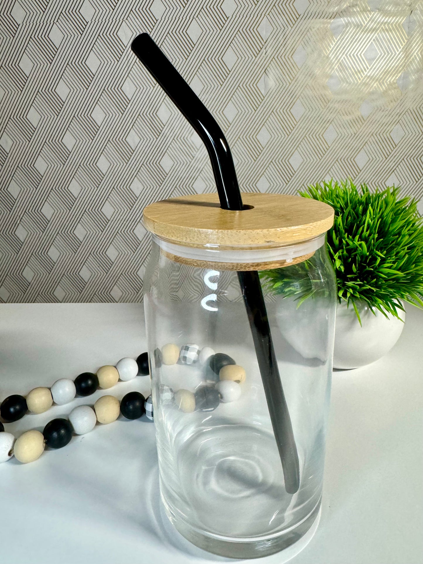 Color Glass Straws