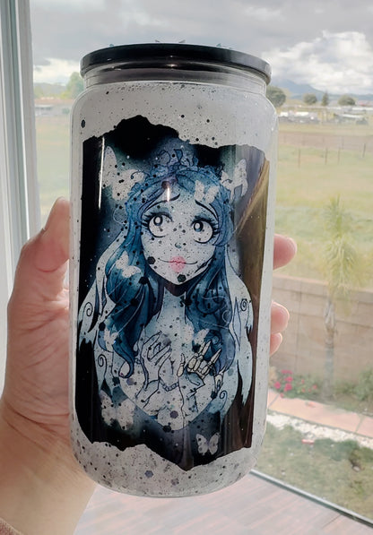 Corpse Bride - Emily Snow Globe Glass Tumbler