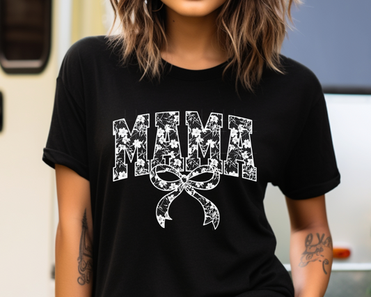 Mama Lace Bow Tee