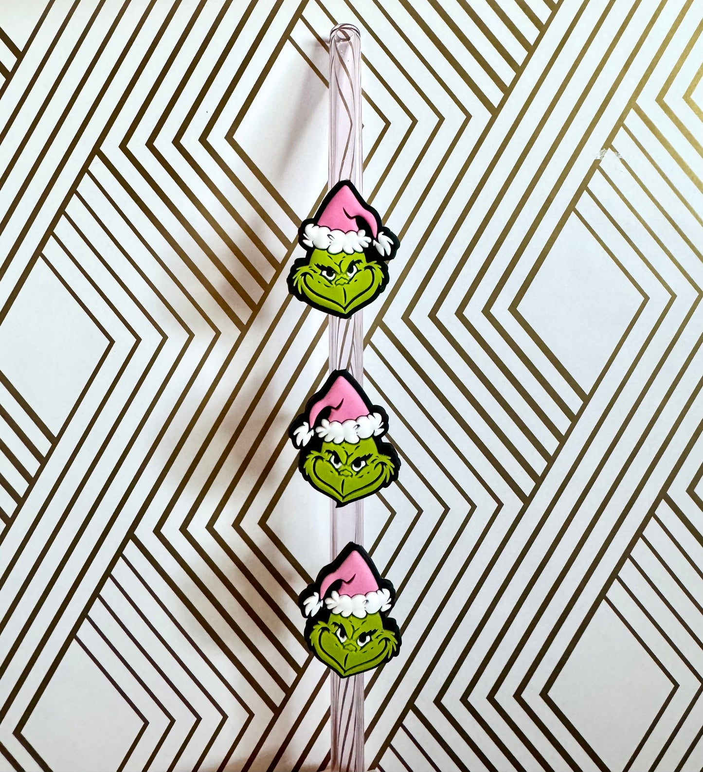 Pink Grinchmas Charms