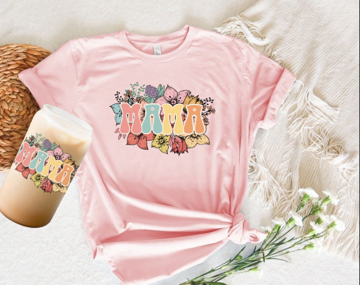 Mother’s Day Mama Bundle! - Shirt and Libbey Glass