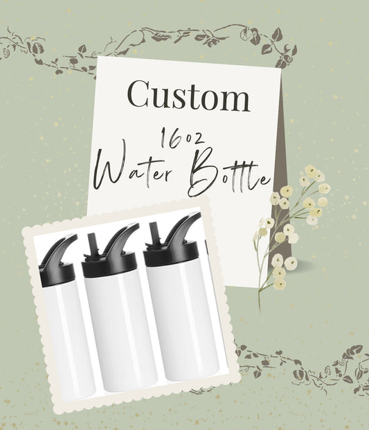 Custom 16oz Water Bottle