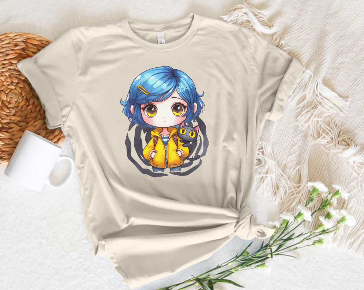 Coraline Bundle - Shirt and Glass Cup