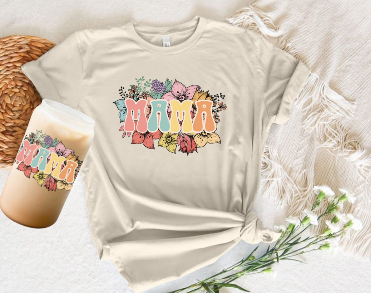 Mother’s Day Mama Bundle! - Shirt and Libbey Glass