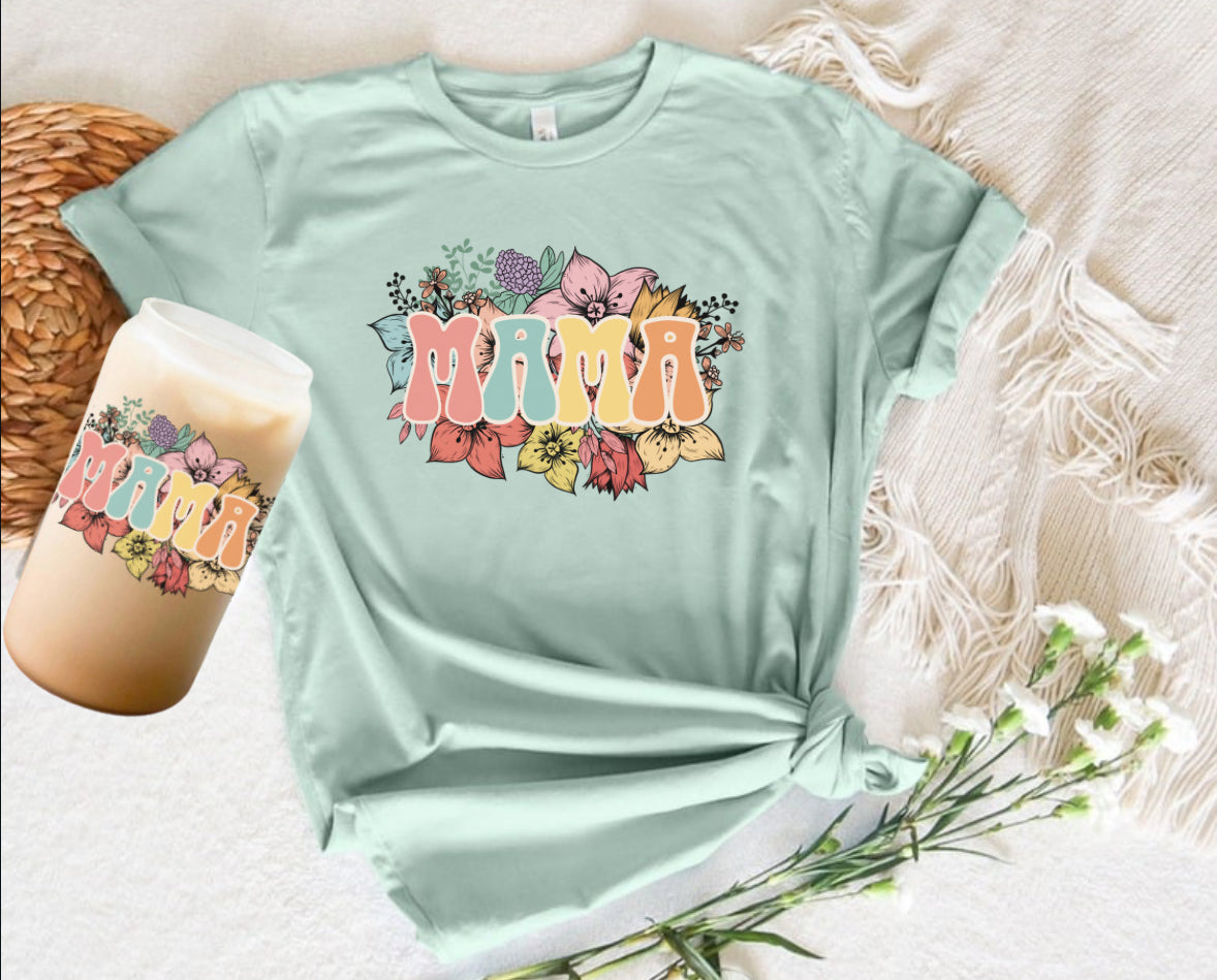 Mother’s Day Mama Bundle! - Shirt and Libbey Glass