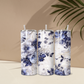 Blue and White Floral Tumbler