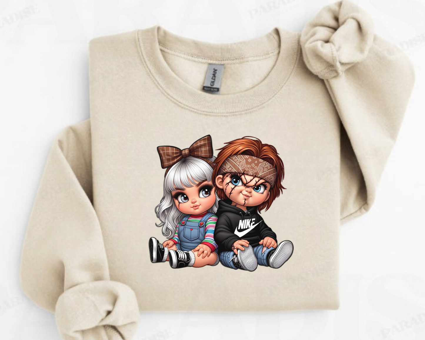 Chucky and Bride Adult Shirt or Sweater