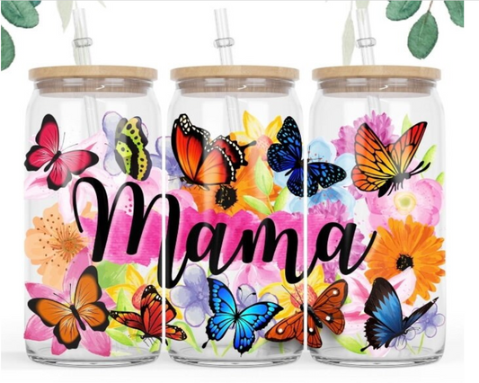 Custom Mama Glass Cup